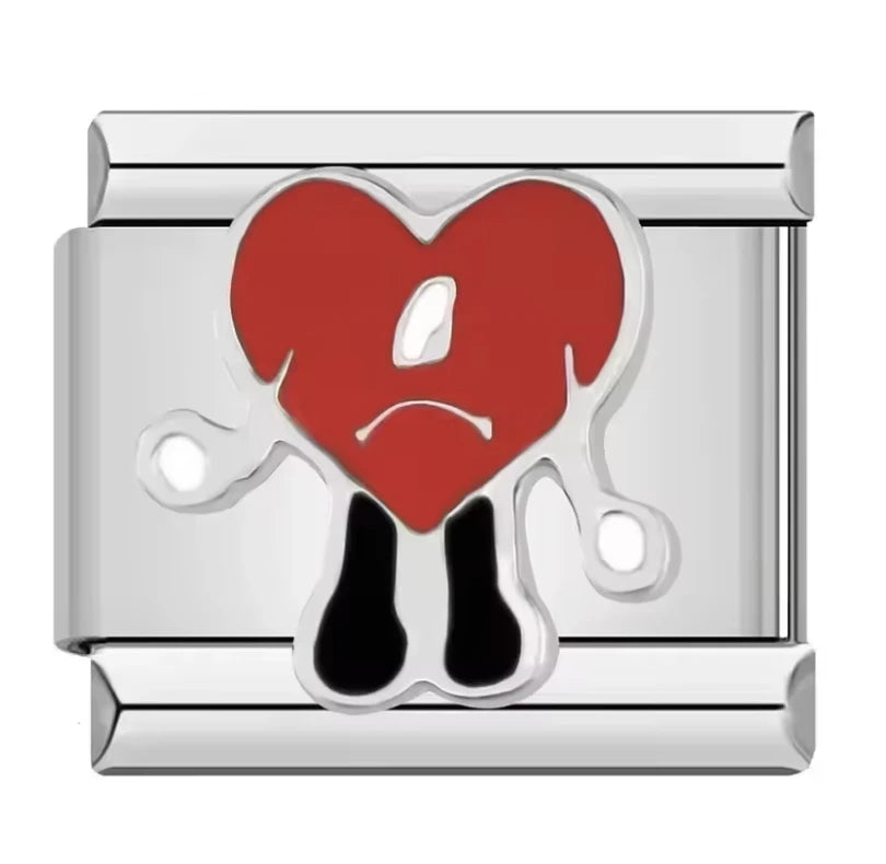 Charm Italiano Bad Bunny Corazón