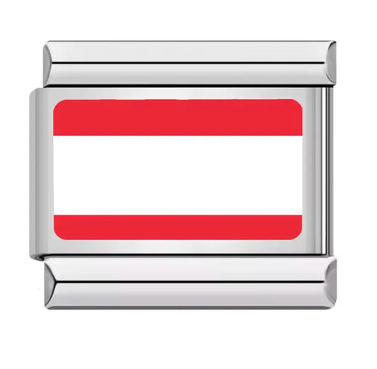 Charm Italiano con Diseño de Bandera de Austria