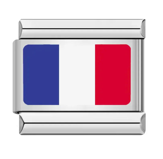 Charm Italiano con Diseño de Bandera de Francia