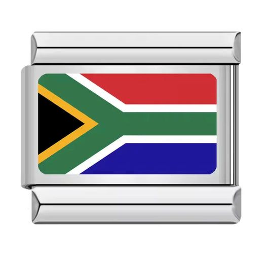 Charm Italiano con Diseño de Bandera de Sudáfrica