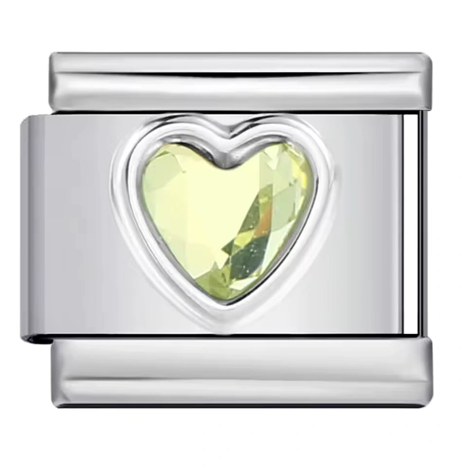 Charm Italiano Corazón Amarillo
