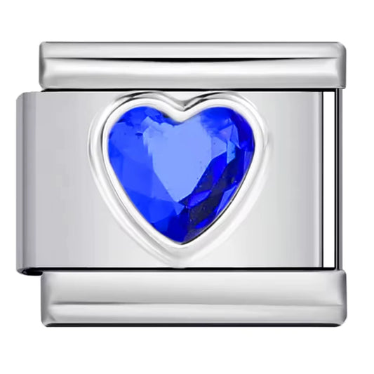 Charm Italiano Corazón Azul
