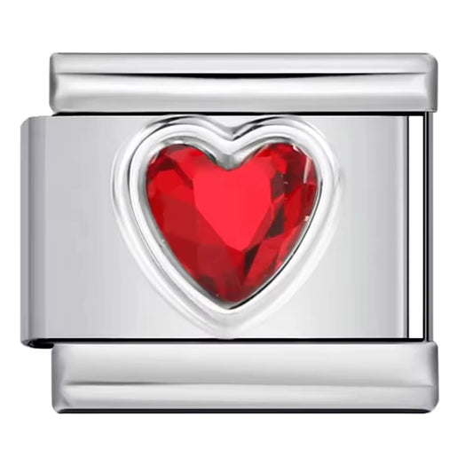 Charm Italiano Corazón Rojo