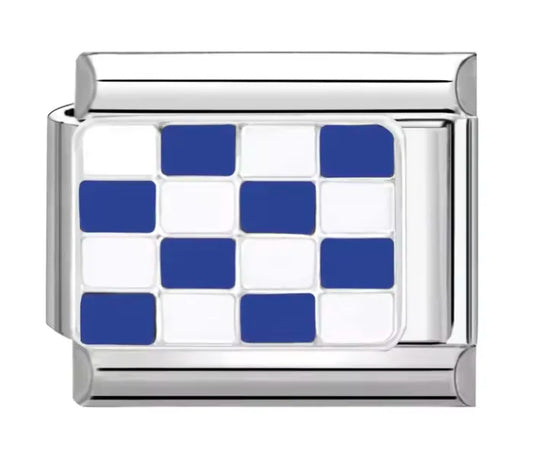 Charm Italiano "Patrón Ajedrezado"