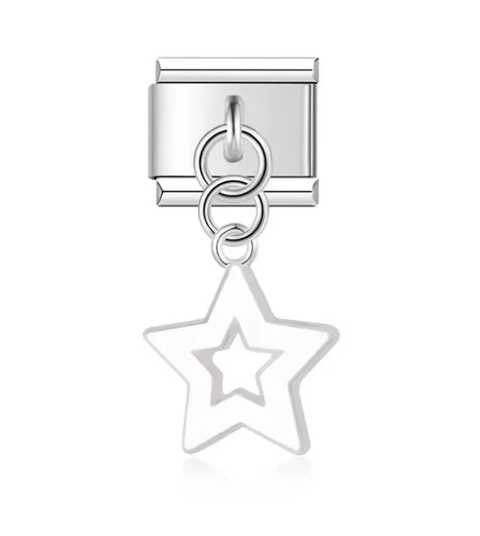 Charm Italiano Estrella Blanca
