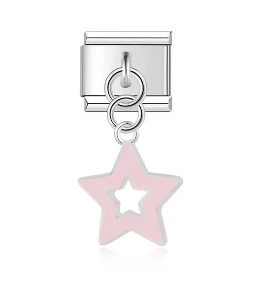 Charm Italiano Estrella Rosa