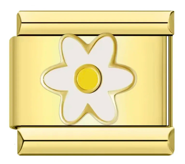 Charm Italiano Flor Dorada