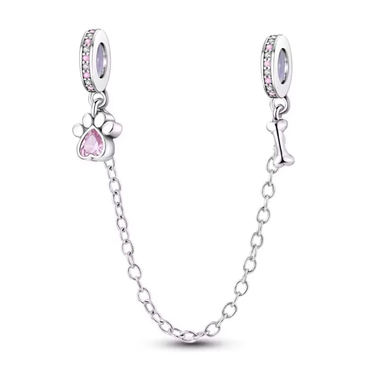 Charm Doble con Huella y Hueso