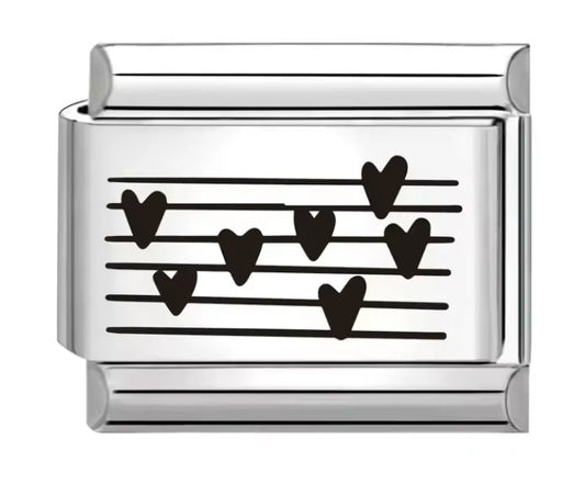 Charm Italiano "Melodía de Corazones"