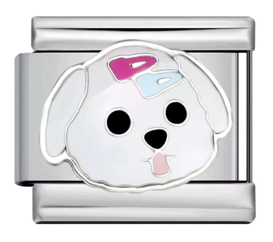 Charm Italiano Perro con Lazo