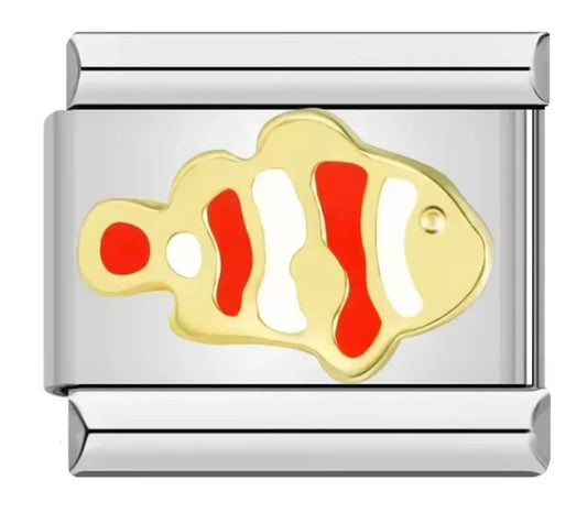 Charm Italiano con Símbolo de Pez Payaso