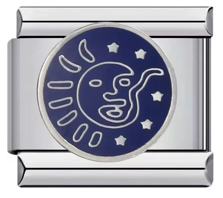 Charm Italiano "Sol Lunar" con Toque Celestial