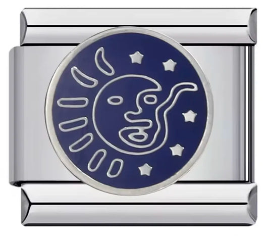Charm Italiano "Sol Lunar" con Toque Celestial