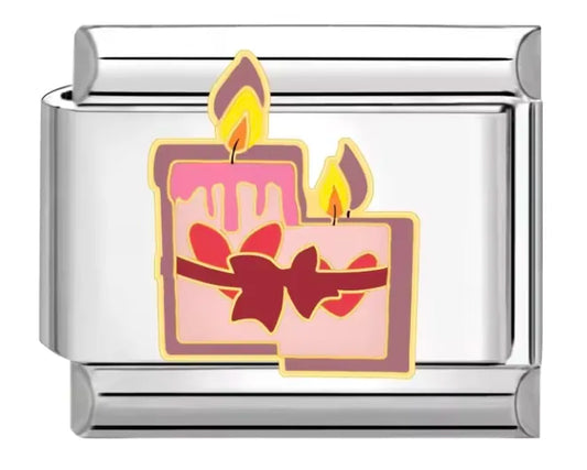 Charm Italiano "Velas de Amor" con Toque Romántico