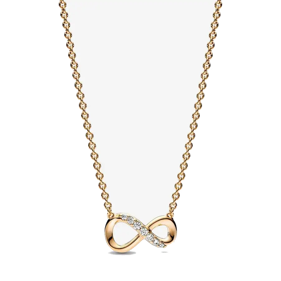 Collar con Símbolo Infinito de Oro