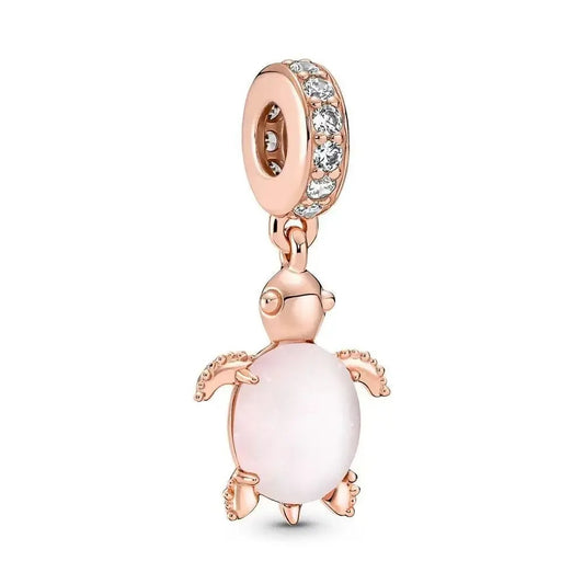 Charm de Tortuga Rosa