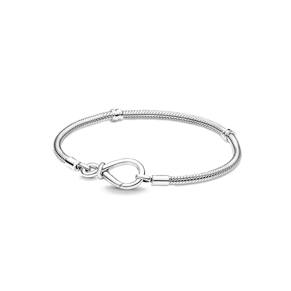 Brazalete con Nudo Infinito en Plata