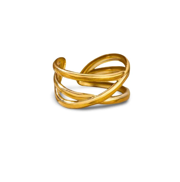 Anillo Entrelazado en Oro