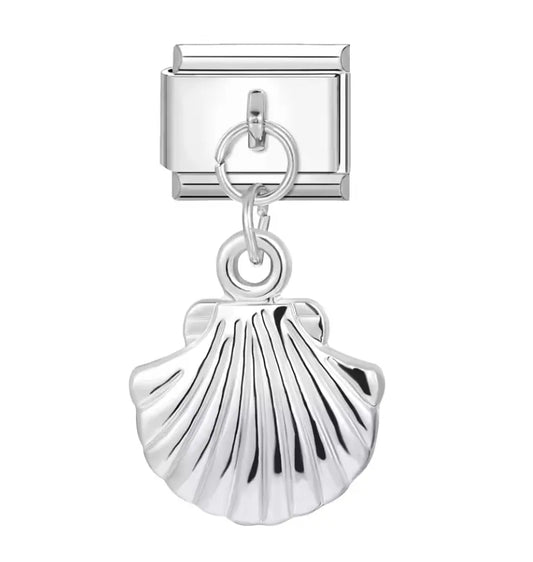 Charm Italiano con Colgante de Concha