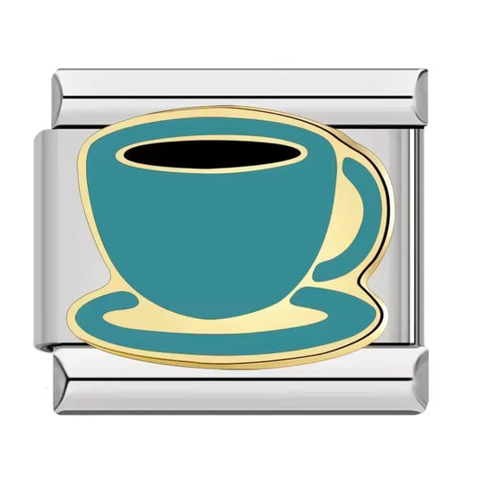 Charm Italiano Taza de Café Verde