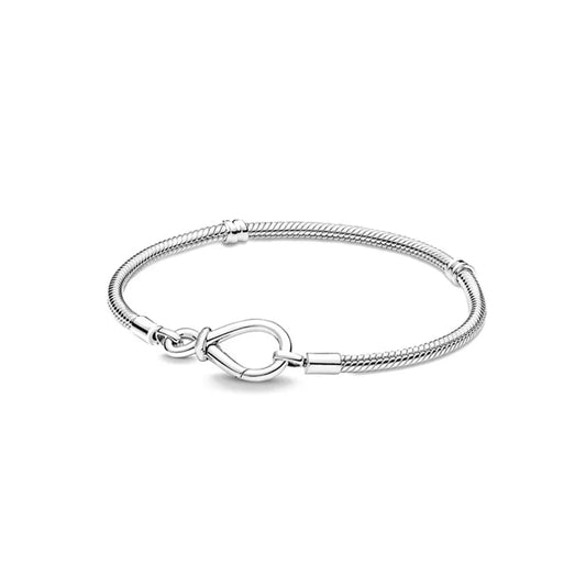 Brazalete con Nudo Infinito en Plata